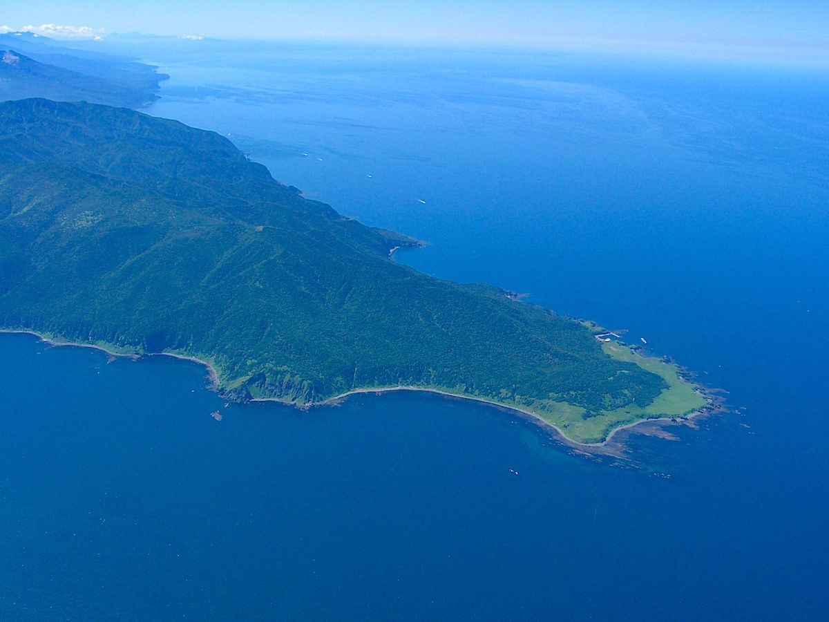 知床岬空撮
