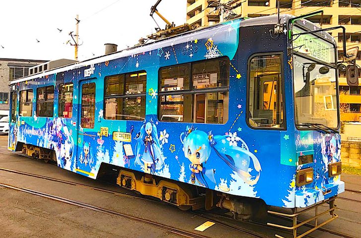 札幌市電 雪ミク電車17 運行 北海道style