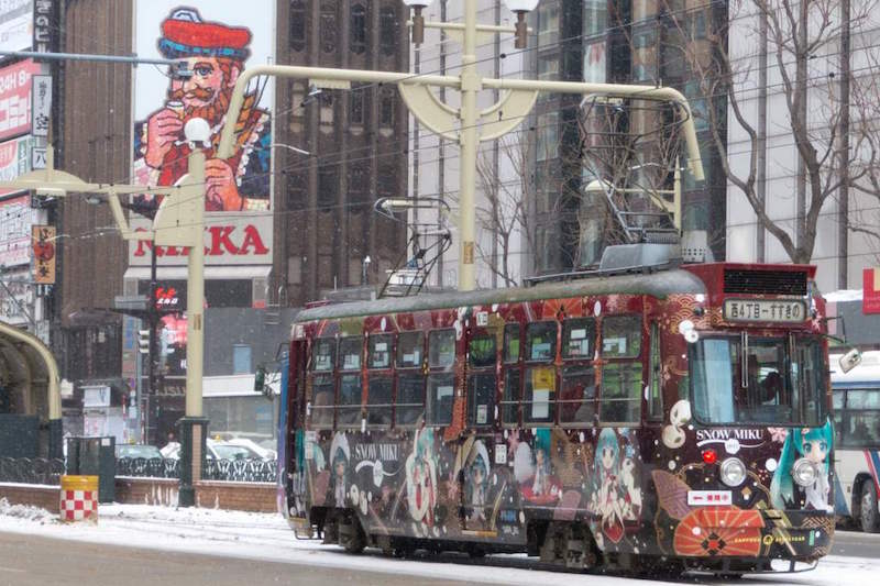 雪ミク電車2013