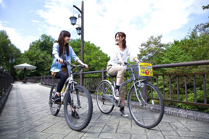 支笏湖公園自転車道