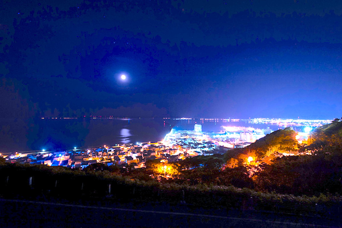 日本最北の夜景