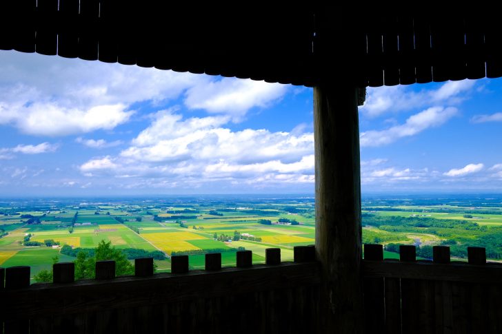 新嵐山スカイパーク展望台 北海道style