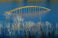 シューパロ湖・旧白銀橋