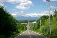 音更メロディーラインの直線道路